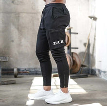 Load image into Gallery viewer, Joggers Slim Pants With Cargo Pockets - Black